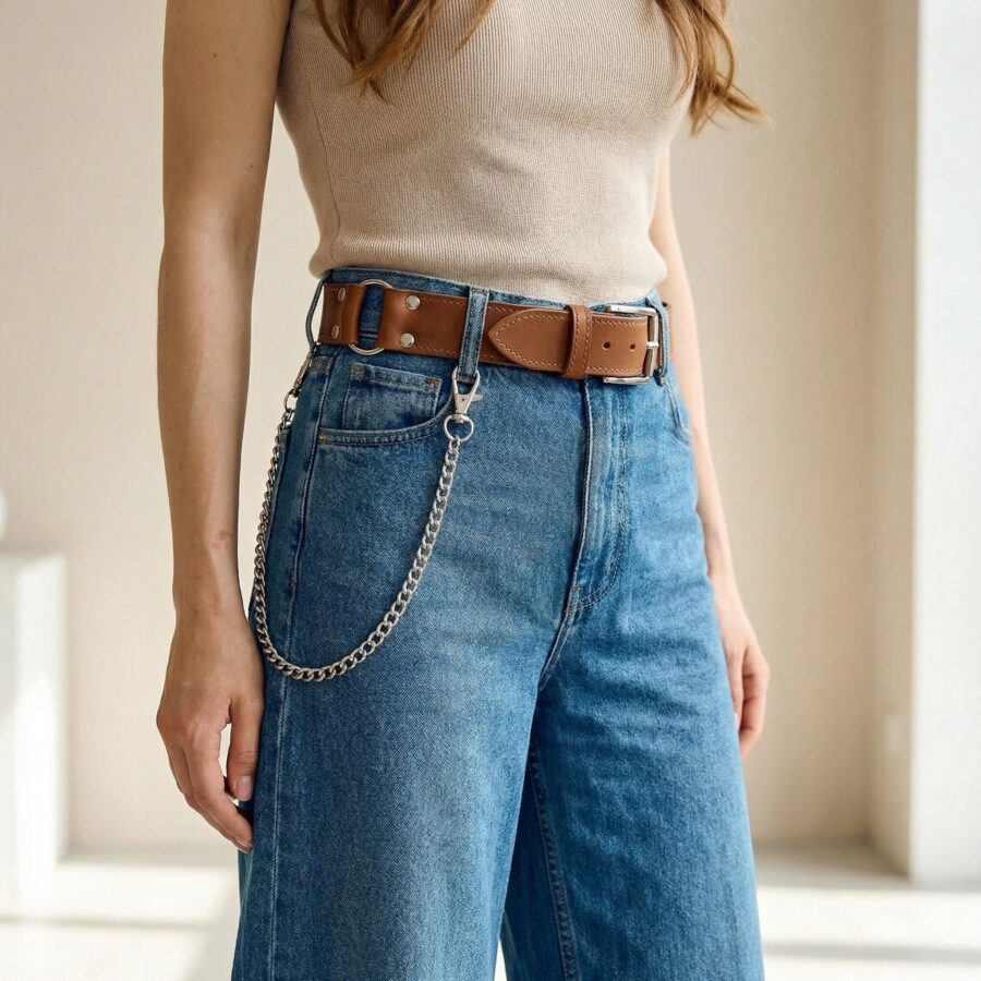 Leather chain belt women, Genuine leather belt women, Leather waist belt, Waist chain belt, Plus size chain belt, Plus size leather belt